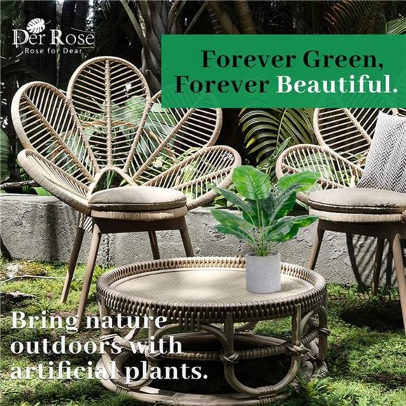 2 Pack Fake Plants Artificial Potted Faux Plants Office Home Farmhouse Decor - Picture 6 of 6